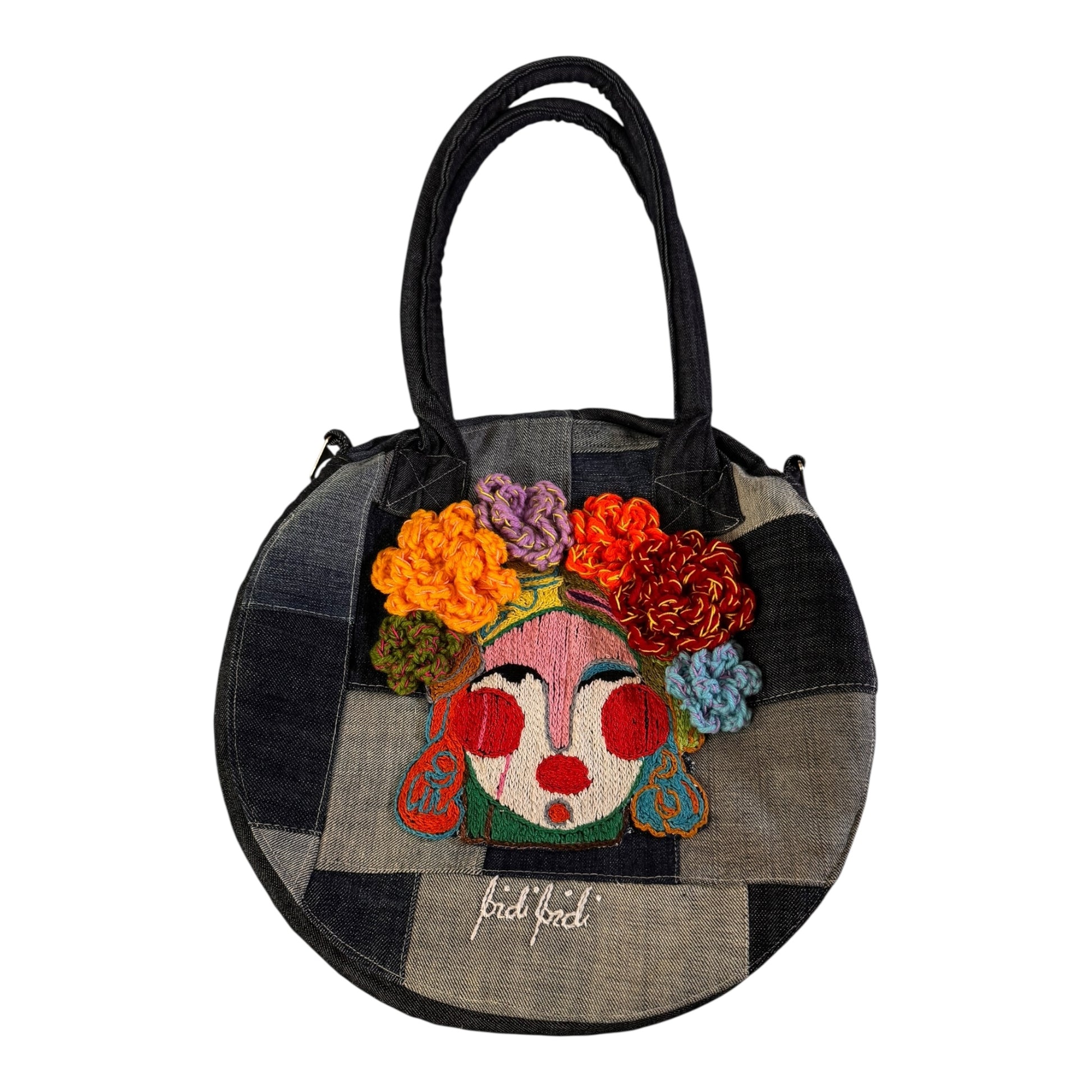 FLORES DE FRIDA Round Tote