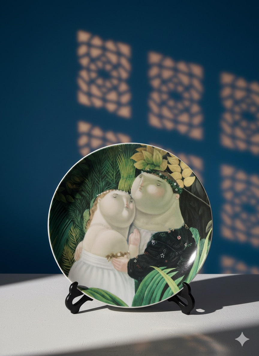 Roel Obemio - Limited Edition Ceramic Art Plate 9"