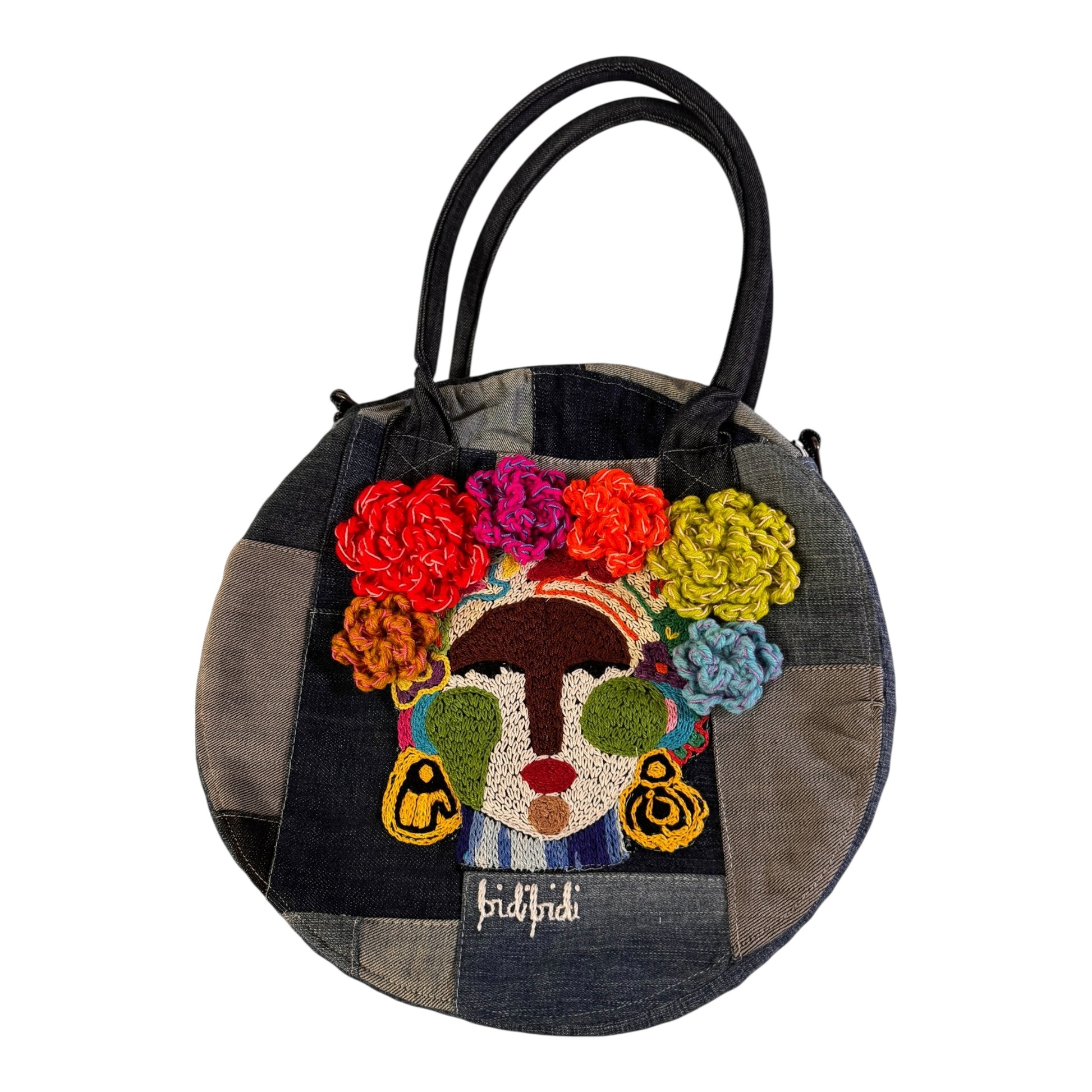 FLORES DE FRIDA Round Tote