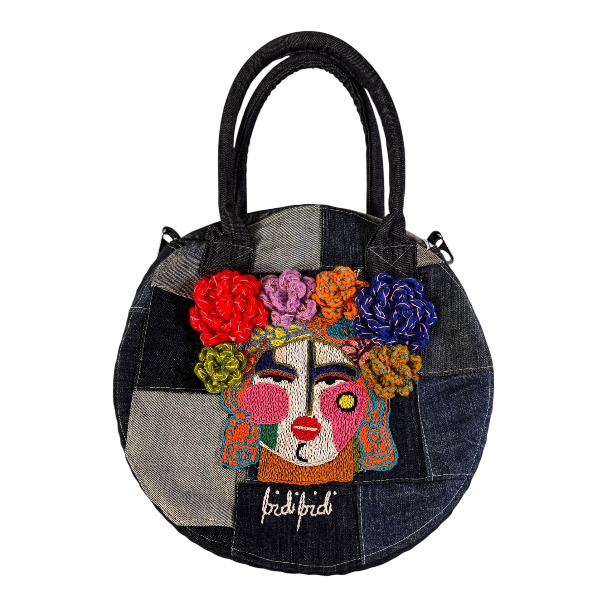 FLORES DE FRIDA Round Tote