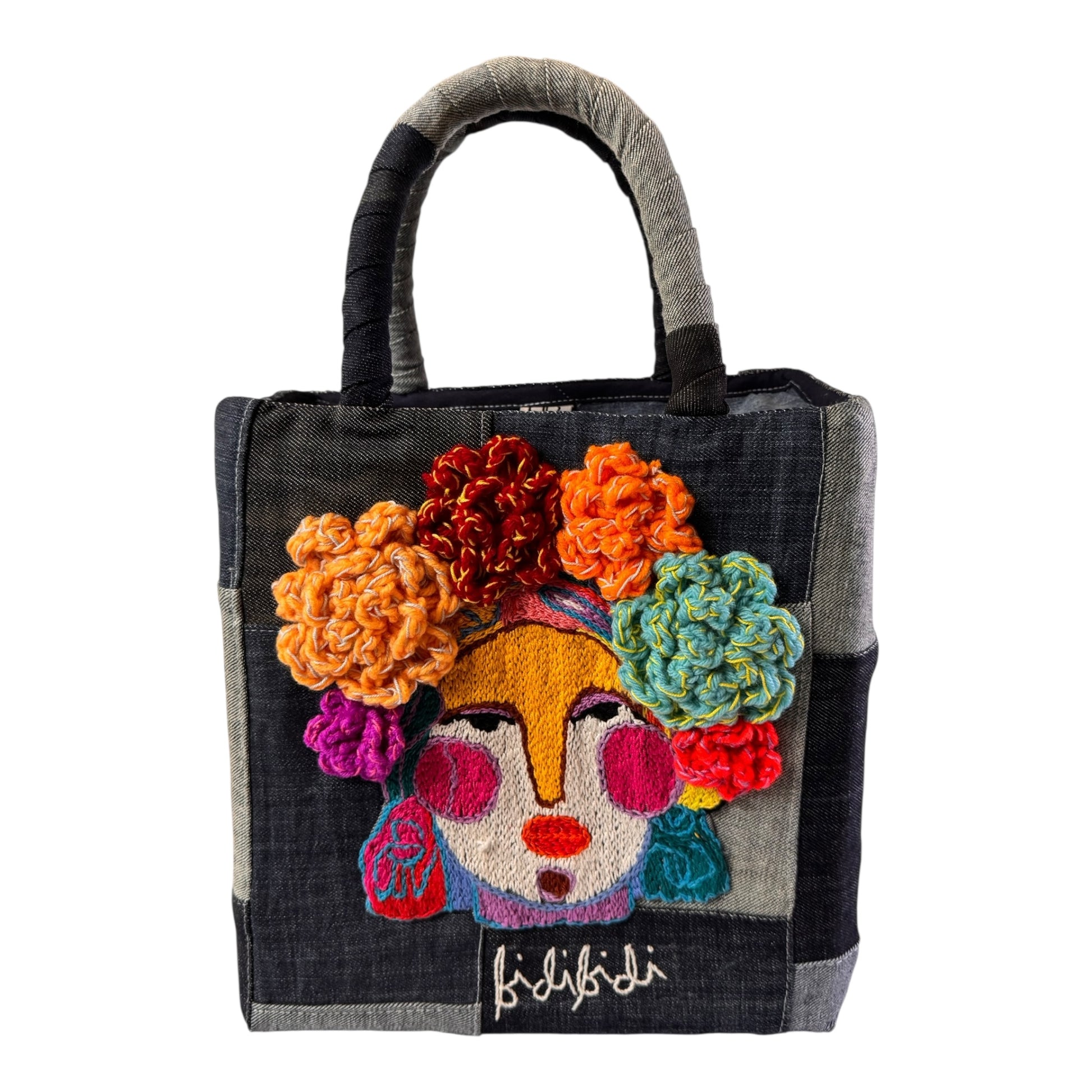 Flores De Frida Square Tote