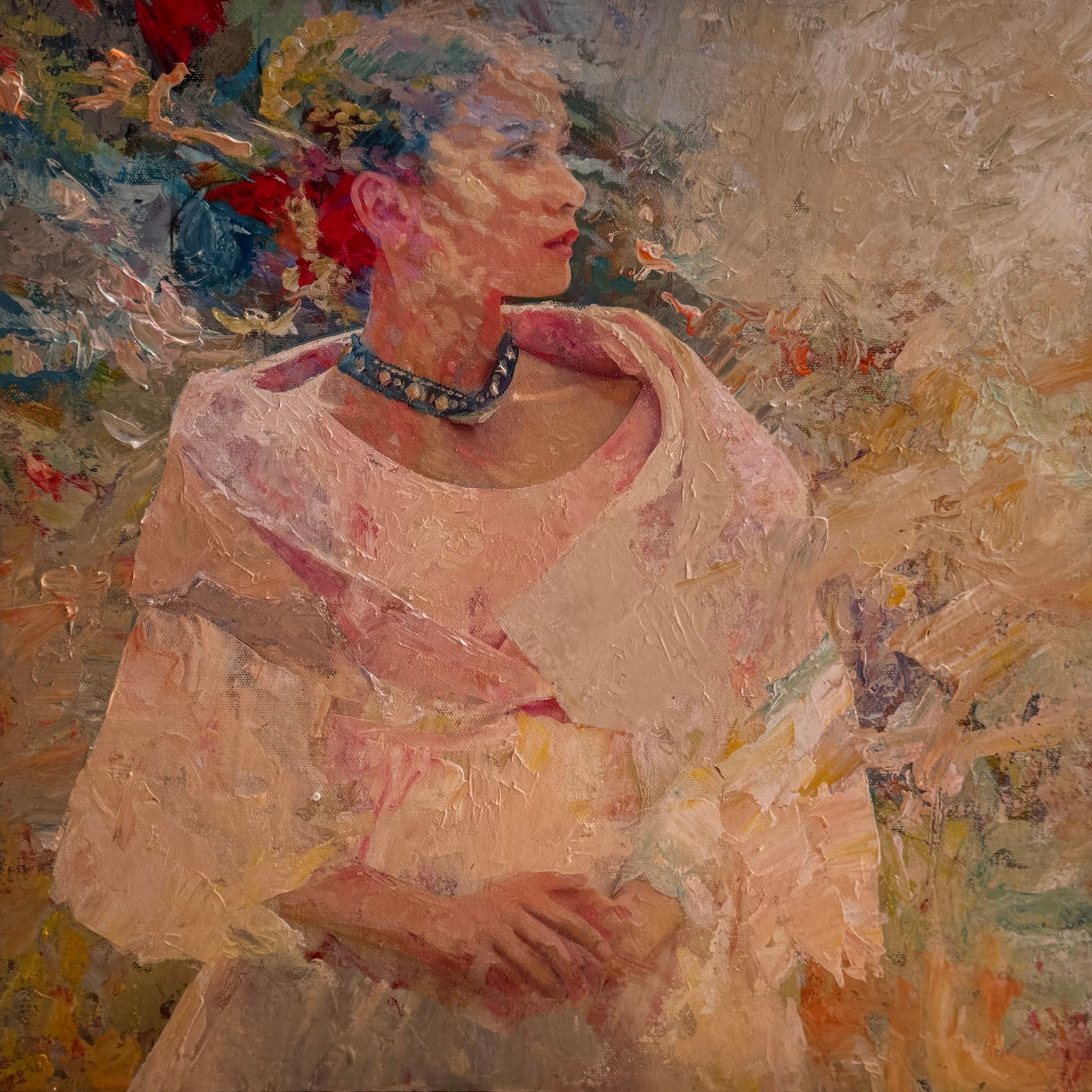 Sinag 18”x 18” Mixed Media on Canvas 2025